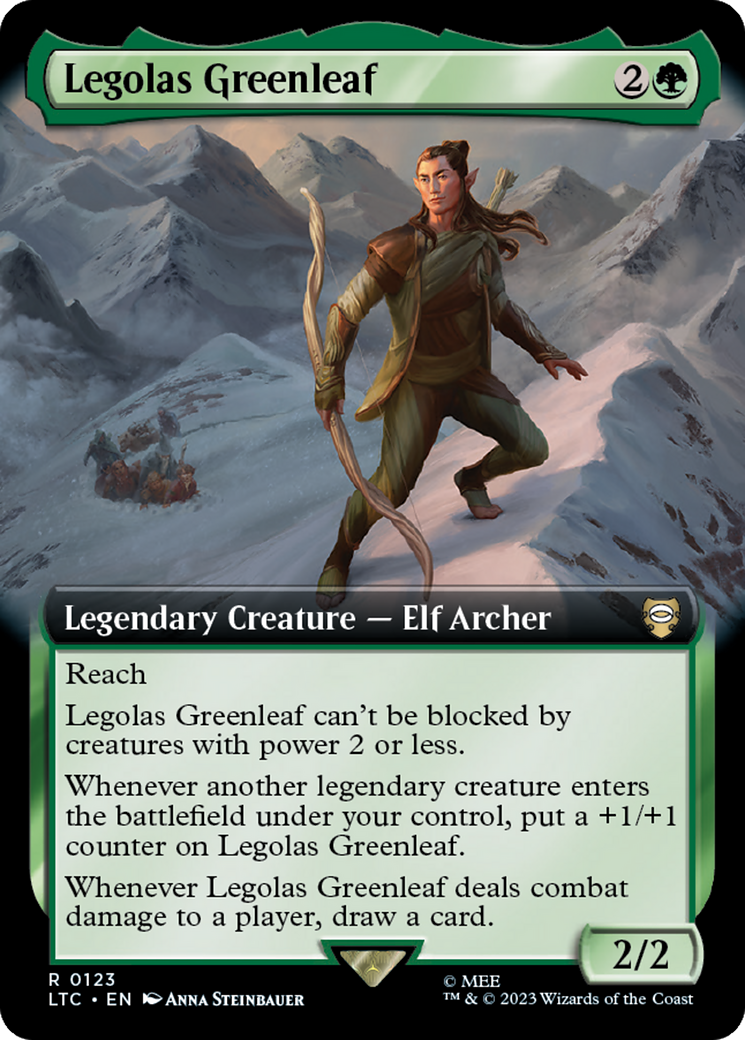 Legolas Greenleaf (Extended Art) [The Lord of the Rings: Tales of Middle-Earth Commander] | Total Play