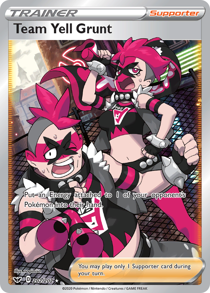 Team Yell Grunt (202/202) [Sword & Shield: Base Set] | Total Play