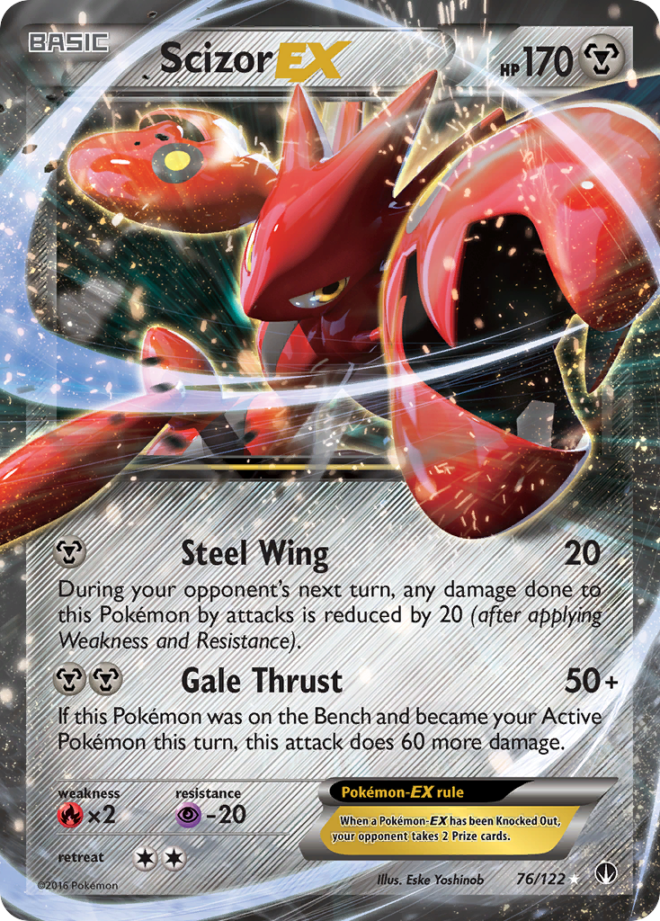 Scizor EX (76/122) [XY: BREAKpoint] | Total Play