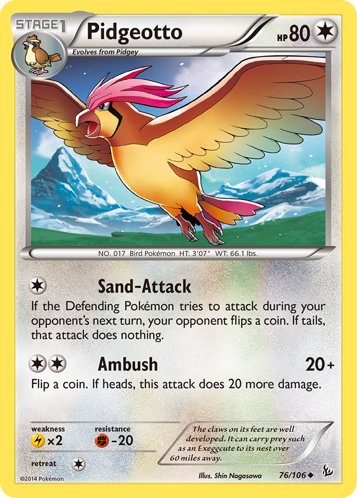 Pidgeotto (76/106) [XY: Flashfire] | Total Play