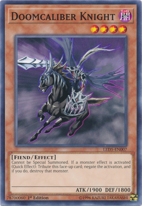 Doomcaliber Knight [LED5-EN007] Common | Total Play