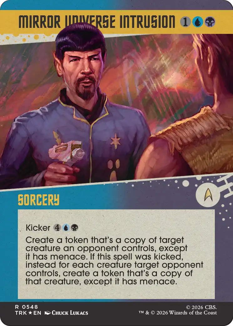Mirror Universe Intrusion (Showcase) (Surge Foil) [Star Trek] | Total Play