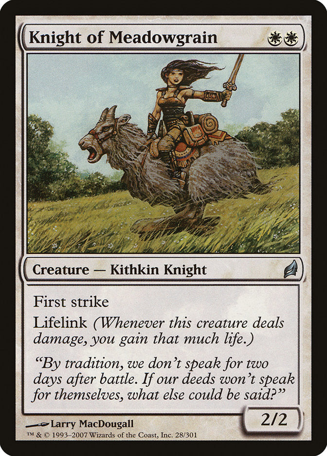 Knight of Meadowgrain [Lorwyn] | Total Play