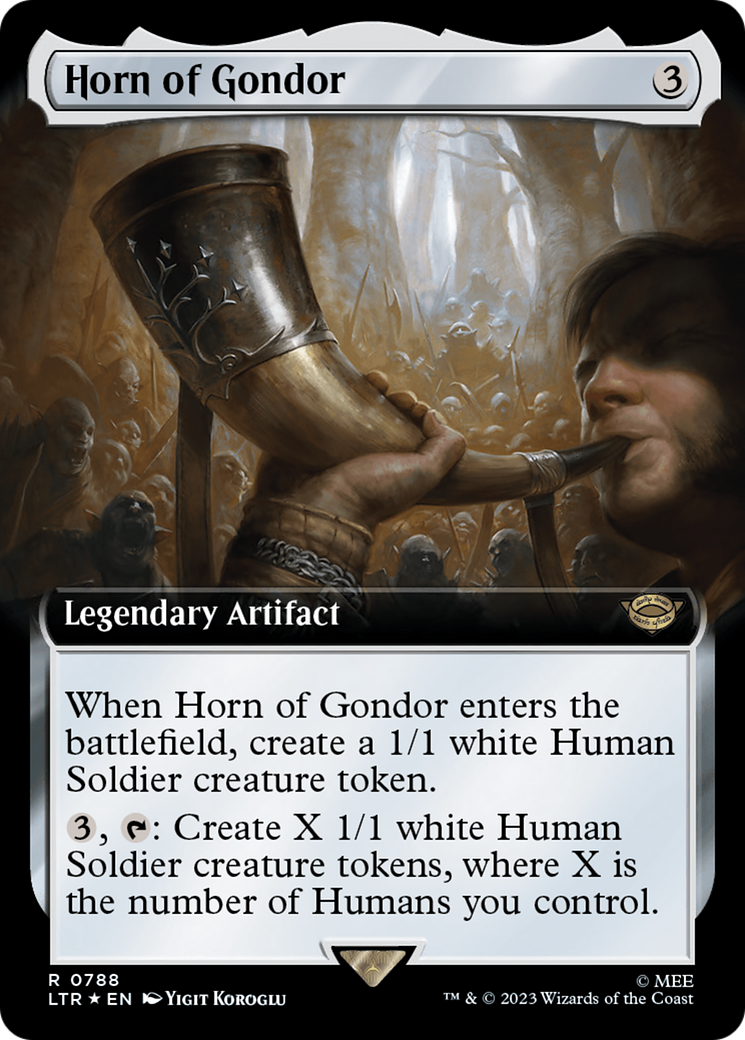 Horn of Gondor (Extended Art) (Surge Foil) [The Lord of the Rings: Tales of Middle-Earth] | Total Play