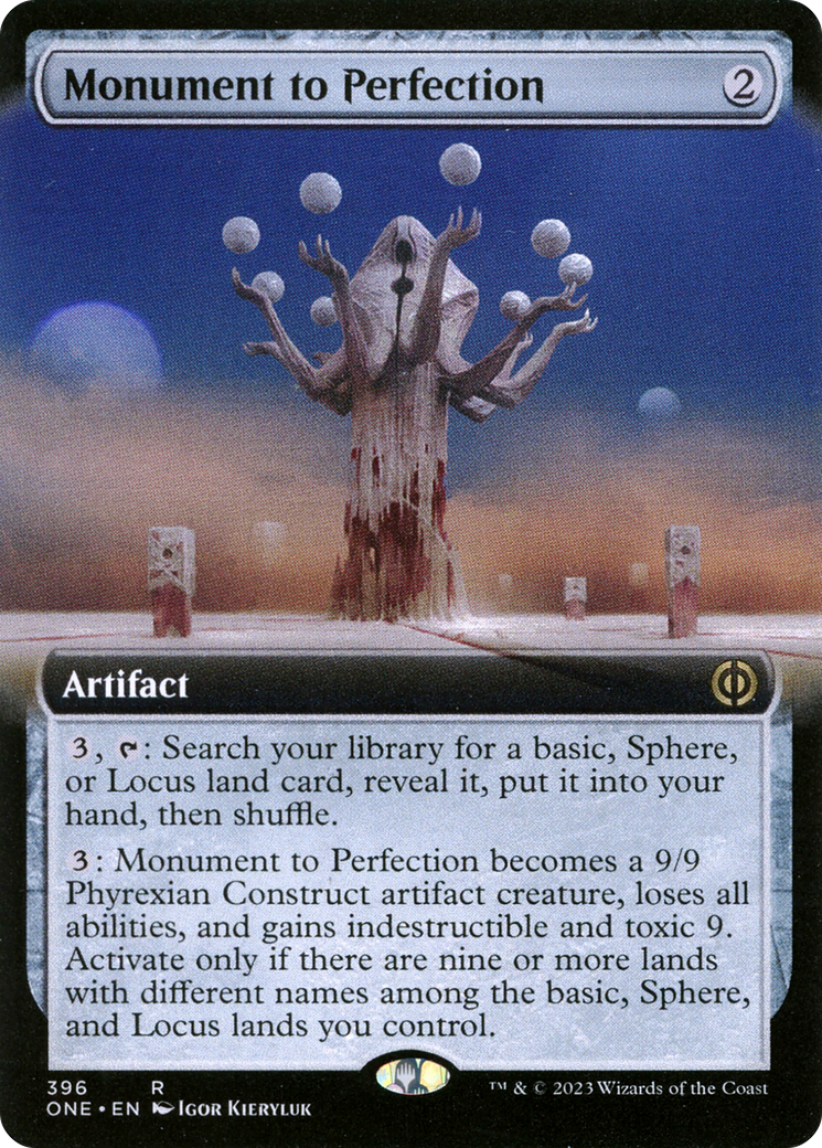 Monument to Perfection (Extended Art) [Phyrexia: All Will Be One] | Total Play
