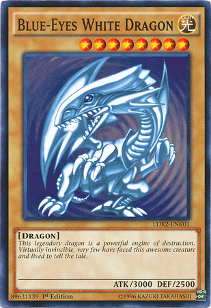 Blue-Eyes White Dragon (Version 2) [LDK2-ENK01] Common | Total Play