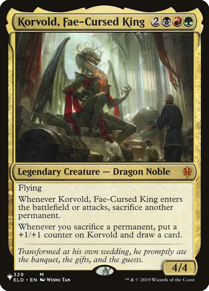 Korvold, Fae-Cursed King [The List] | Total Play