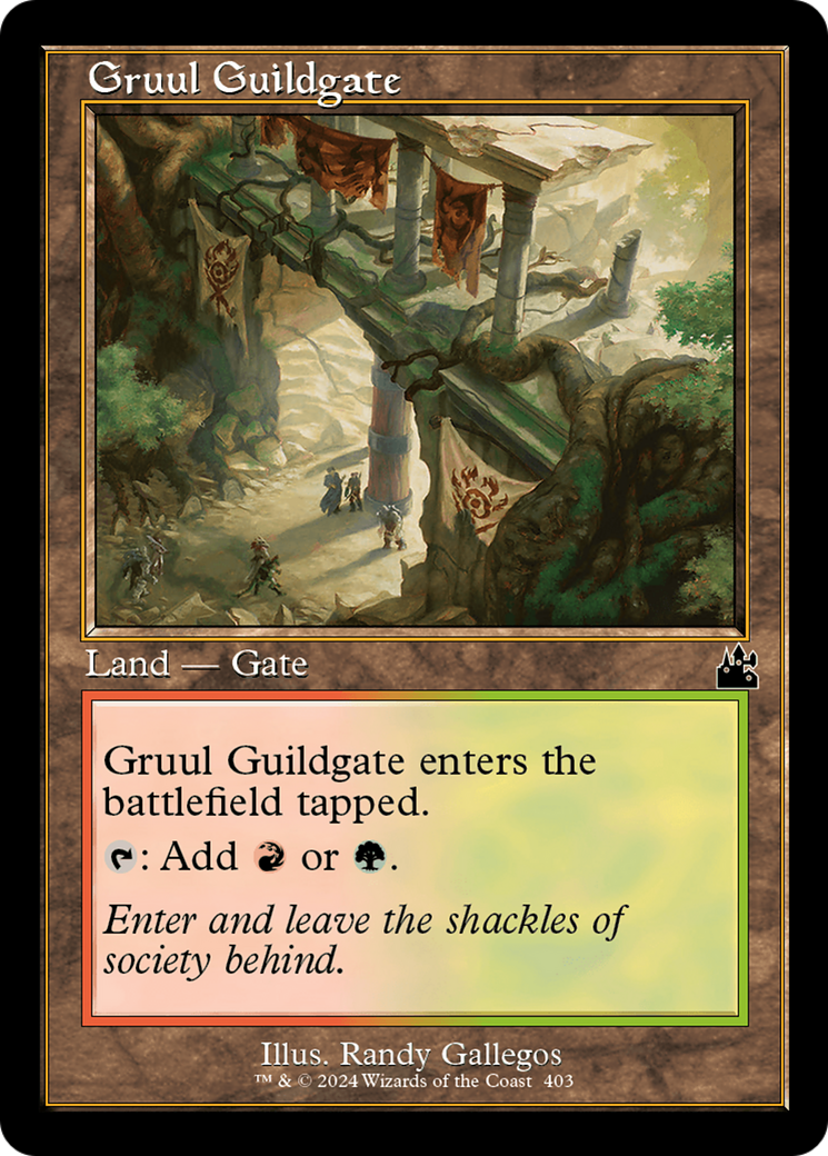 Gruul Guildgate (Retro Frame) [Ravnica Remastered] | Total Play