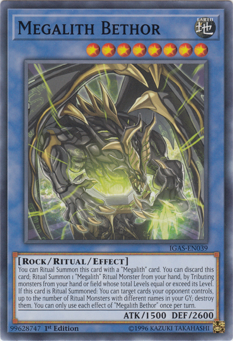 Megalith Bethor [IGAS-EN039] Common | Total Play