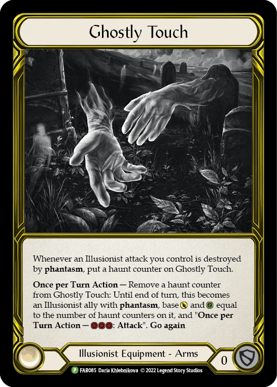 Ghostly Touch (Golden) [FAB085] (Promo)  Cold Foil | Total Play