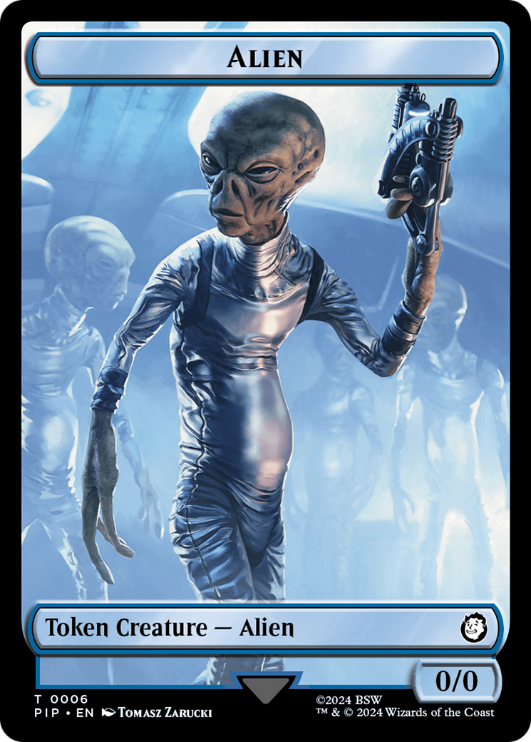 Treasure (0019) // Alien Double-Sided Token [Fallout Tokens] | Total Play