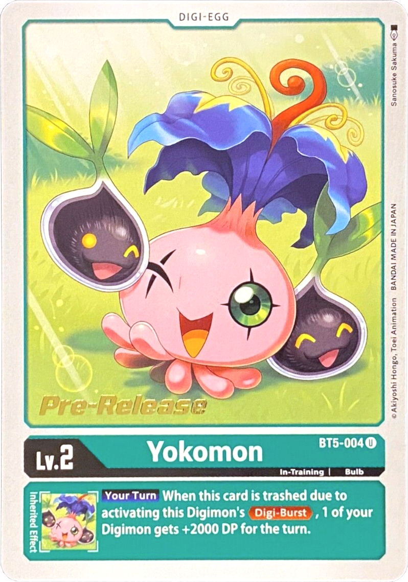 Yokomon [BT5-004] [Battle of Omni Pre-Release Promos] | Total Play