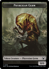 Phyrexian Germ // Myr Double-Sided Token [March of the Machine Commander Tokens] | Total Play