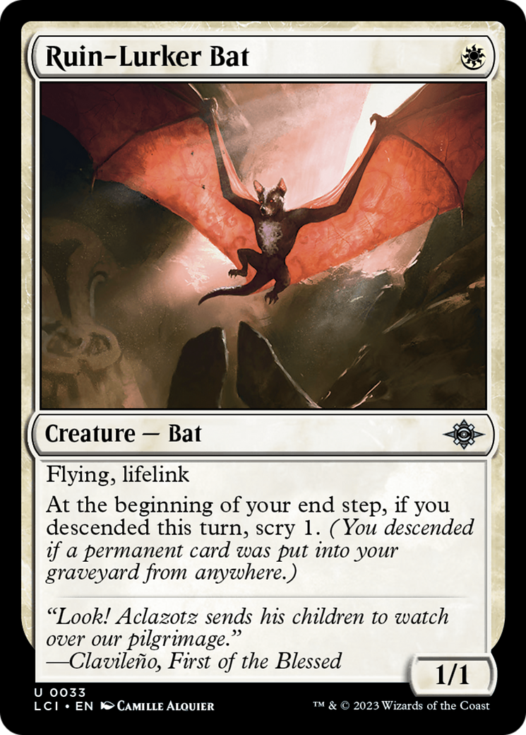 Ruin-Lurker Bat [The Lost Caverns of Ixalan] | Total Play