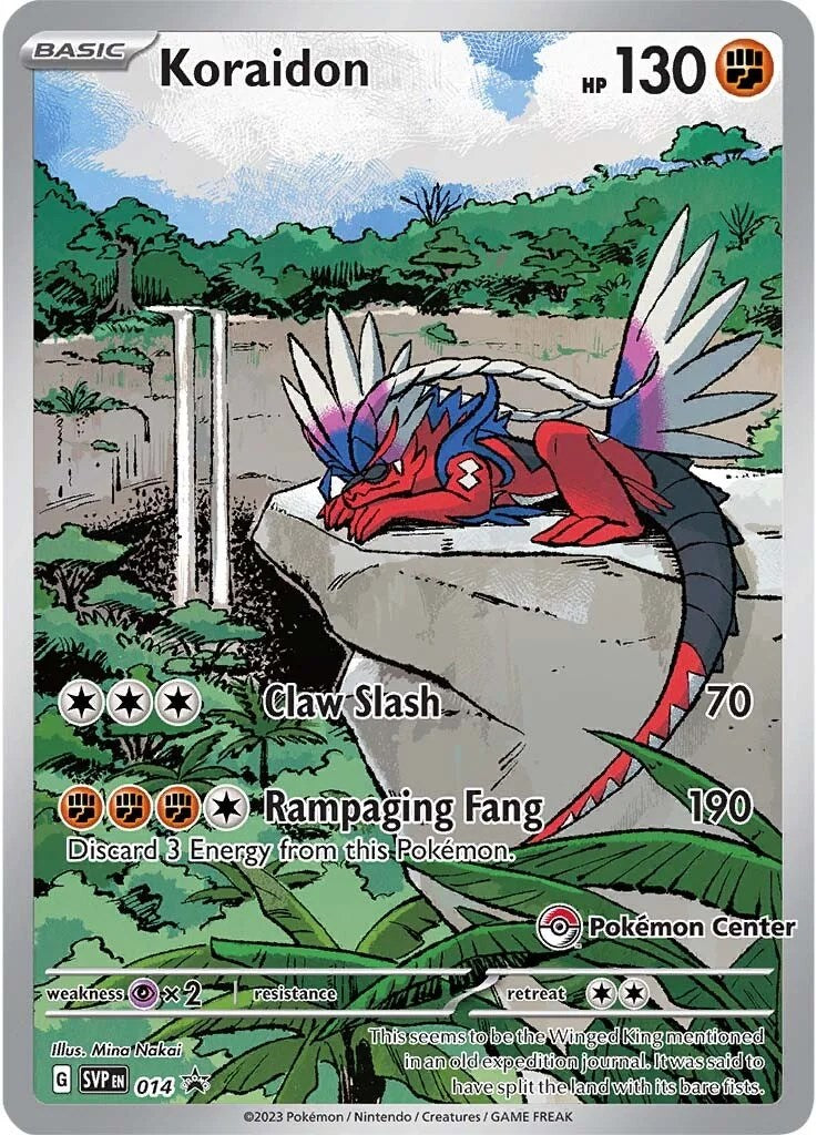 Koraidon (124/198) (Pokemon Center Exclusive) [Scarlet & Violet: Black Star Promos] | Total Play