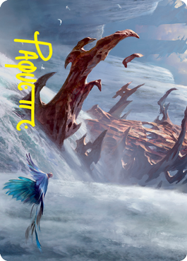 Island Art Card (Gold-Stamped Signature) [Strixhaven: School of Mages Art Series] | Total Play