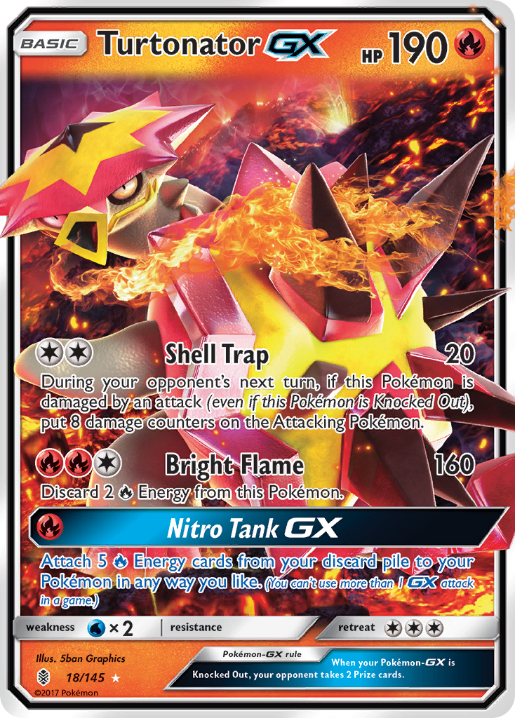 Turtonator GX (18/145) [Sun & Moon: Guardians Rising] | Total Play