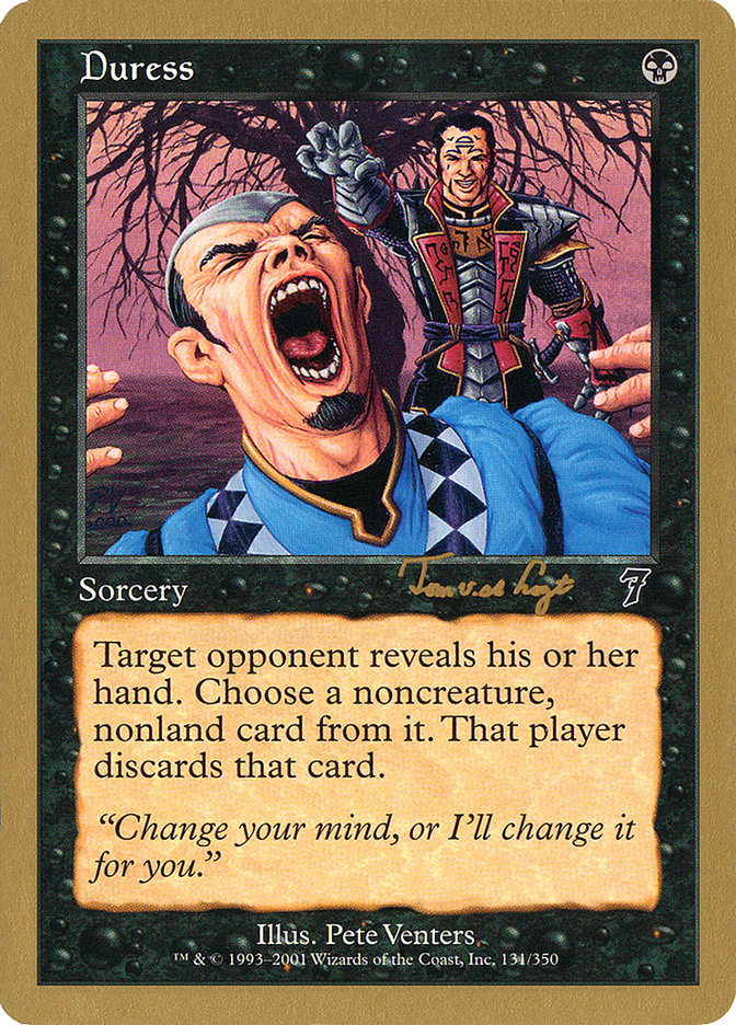 Duress (Tom van de Logt) [World Championship Decks 2001] | Total Play