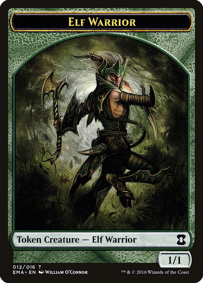 Elf Warrior Token [Eternal Masters Tokens] | Total Play