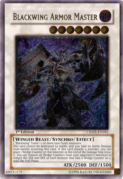 Blackwing Armor Master [CRMS-EN041] Ultimate Rare | Total Play