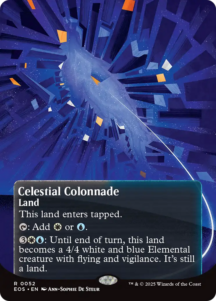 Celestial Colonnade (0052) (Borderless) [Edge of Eternities: Stellar Sights] | Total Play
