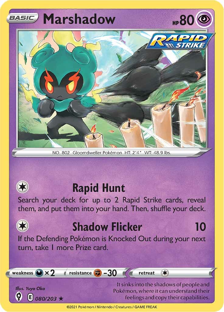 Marshadow (080/203) [Sword & Shield: Evolving Skies] | Total Play