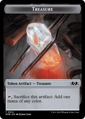 Treasure // Food (0012) Double-Sided Token [Wilds of Eldraine Tokens] | Total Play