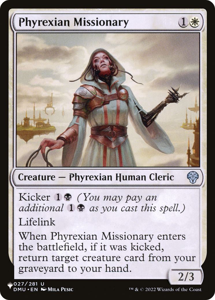 Phyrexian Missionary [The List] | Total Play