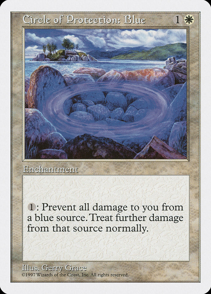 Circle of Protection: Blue [Fifth Edition] | Total Play