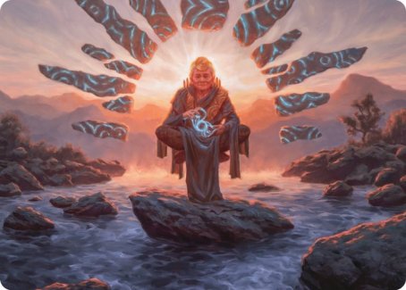Jadzi, Oracle of Arcavios Art Card [Strixhaven: School of Mages Art Series] | Total Play