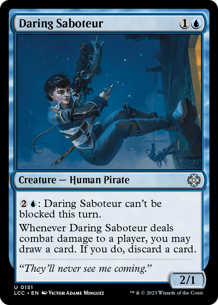 Daring Saboteur [The Lost Caverns of Ixalan Commander] | Total Play