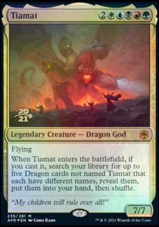 Tiamat [Dungeons & Dragons: Adventures in the Forgotten Realms Prerelease Promos] | Total Play