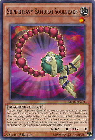 Superheavy Samurai Soulbeads [MP15-EN200] Common | Total Play