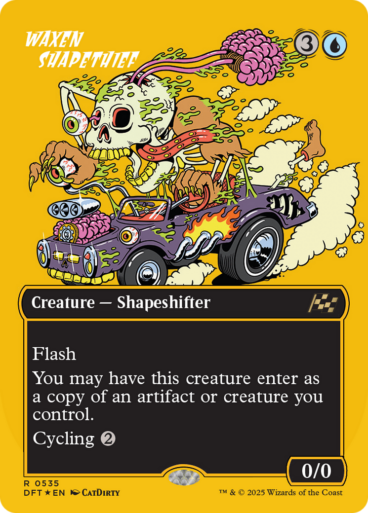 Waxen Shapethief (Borderless) (First-Place Foil) [Aetherdrift] | Total Play