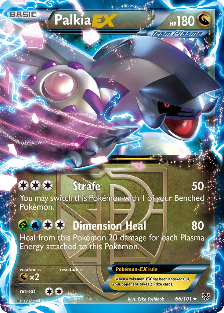 Palkia EX (66/101) [Black & White: Plasma Blast] | Total Play