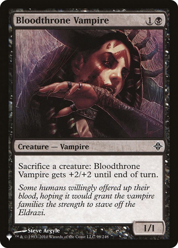 Bloodthrone Vampire [The List] | Total Play