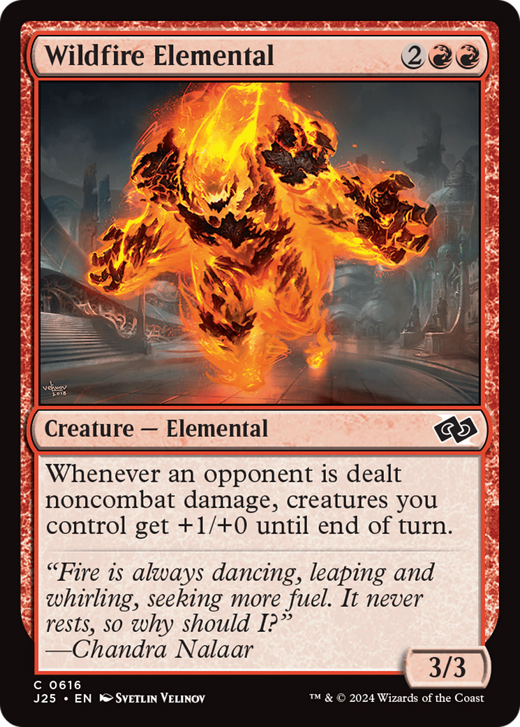 Wildfire Elemental [Foundations Jumpstart] | Total Play