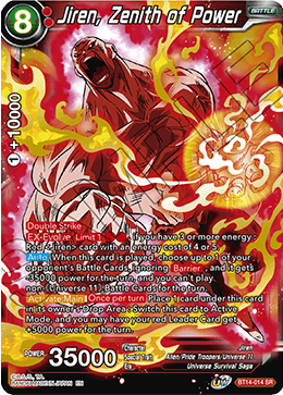 Jiren, Zenith of Power (BT14-014) [Cross Spirits] | Total Play