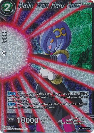 Majin Twin Haru Haru (Foil) (EX02-07) [Dark Demon's Villains] | Total Play