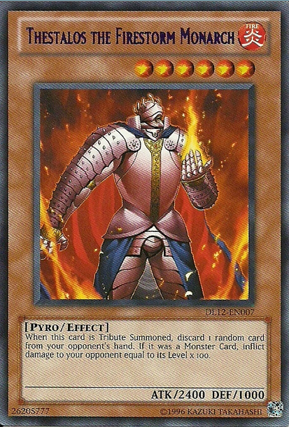 Thestalos the Firestorm Monarch (Purple) [DL12-EN007] Rare | Total Play