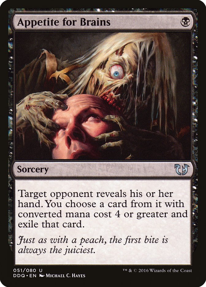 Appetite for Brains [Duel Decks: Blessed vs. Cursed] | Total Play