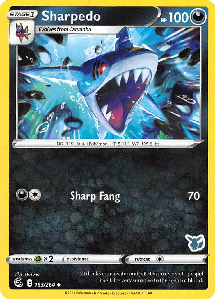 Sharpedo (163/264) (Eevee Deck) [Battle Academy 2022] | Total Play