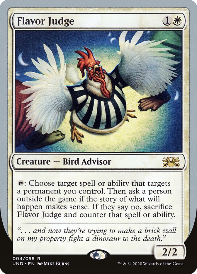 Flavor Judge [Unsanctioned] | Total Play