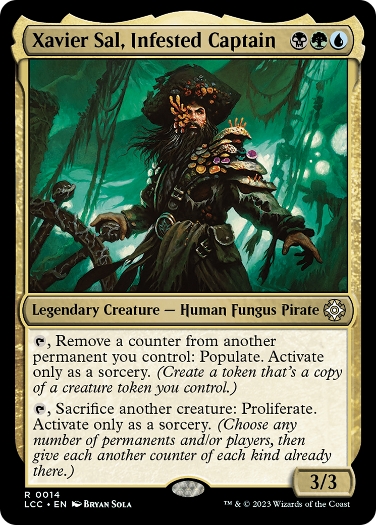Xavier Sal, Infested Captain [The Lost Caverns of Ixalan Commander] | Total Play