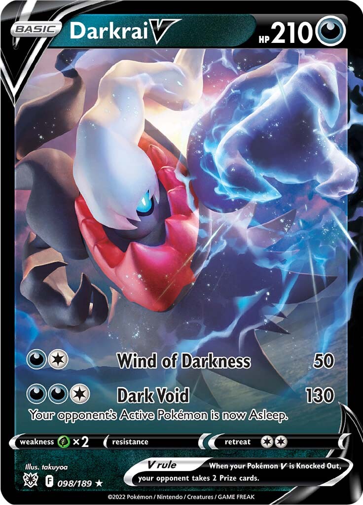 Darkrai V (098/189) [Sword & Shield: Astral Radiance] | Total Play