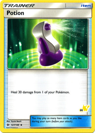 Potion (127/149) (Pikachu Stamp #20) [Battle Academy 2020] | Total Play