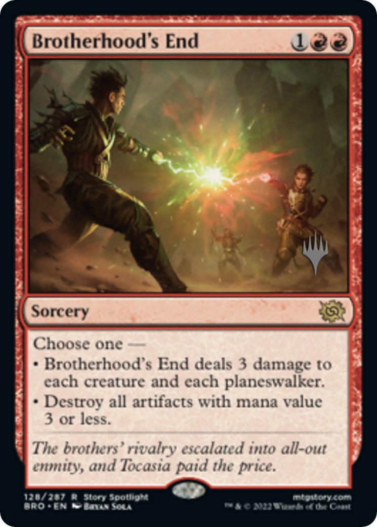 Brotherhood's End (Promo Pack) [The Brothers' War Promos] | Total Play