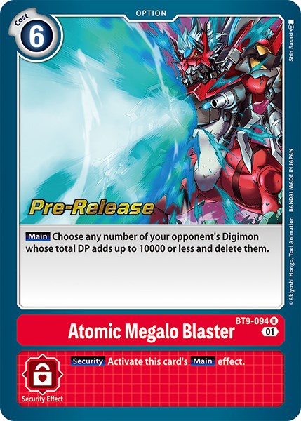 Atomic Megalo Blaster [BT9-094] [X Record Pre-Release Promos] | Total Play