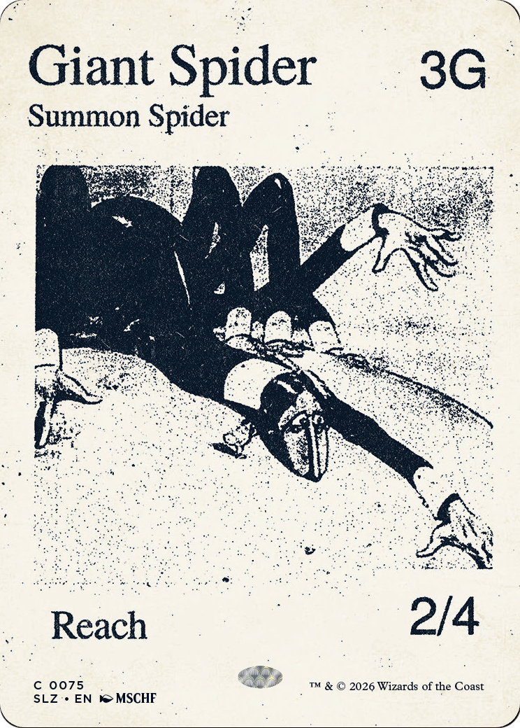 Giant Spider (0075) [Secret Lair x MSCHF: The Zeta Set] | Total Play