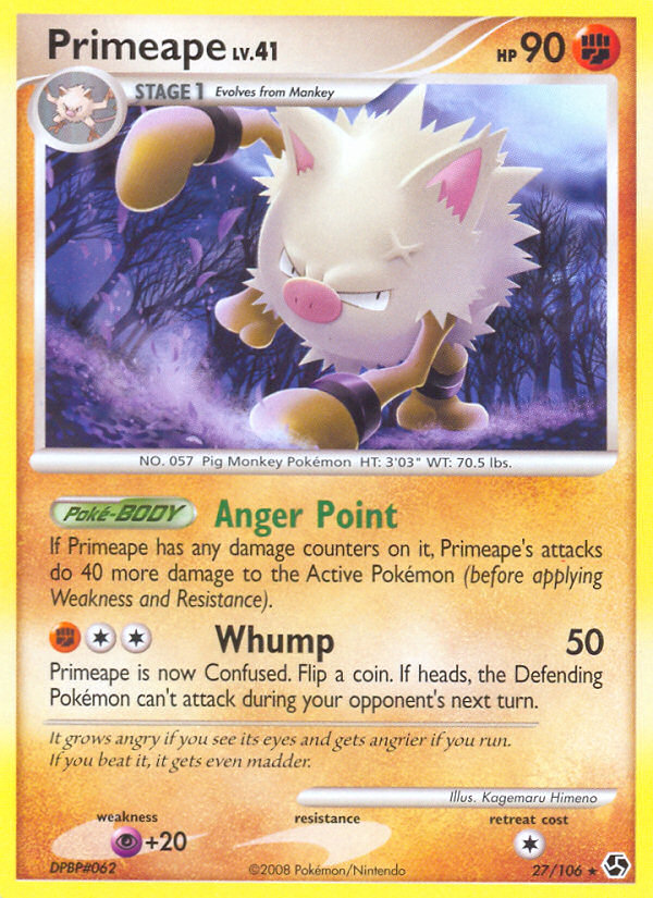 Primeape (27/106) [Diamond & Pearl: Great Encounters] | Total Play